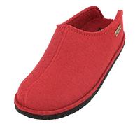 HAFLINGER Flair Smily pantofole in feltro di lana pantofola rubino, taglia 38
