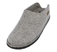 HAFLINGER Flair Smily pantofole in feltro di lana Stonewashed, taglia 43