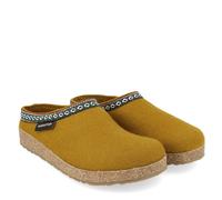 HAFLINGER FRANZL PANTOFOLA IN FELTRO DI LANA OCRA MASALA