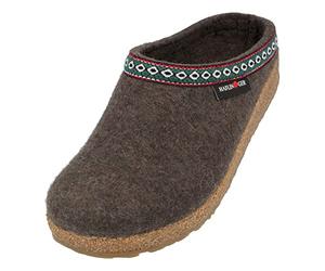 HAFLINGER GRIZZLY FRANZL 711001 BRAUNMELIERT CIABATTA UNISEX (numeric_41)