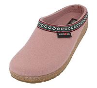 HAFLINGER Grizzly Franzl pantofola di feltro Rosewood Clog, taglia 44