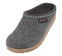 HAFLINGER Grizzly Franzl pantofola di feltro zoccolo di feltro antracite, taglia 37