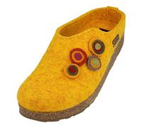 HAFLINGER Grizzly Kanon Felt Slipper Felt Clog Cork Corn, taglia 39