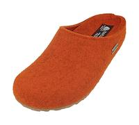 HAFLINGER Grizzly Michl pantofola di feltro con suola di gomma ruggine, taglia 41