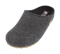 HAFLINGER Grizzly Michl pantofola in feltro con suola in gomma grafite, taglia 42