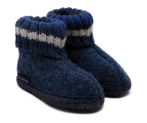 Haflinger - Kids Paul - Pantofole EU 22 blu