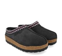 HAFLINGER LAKOTA SCHWARZ NERO LAMMFELL CIABATTE PANTOFOLE CON PELO CLOGS