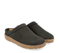 HAFLINGER MALMO CLOG UNISEX IN PELLE PLANTARE MORBIDO NERO
