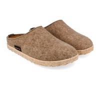HAFLINGER Pantofole Unisex Adulto Manhattan Clog 391001, Numero:41 EU, Colore:Beige