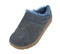 HAFLINGER Pantofola in feltro di pecora Snowbird, celeste, 42 EU