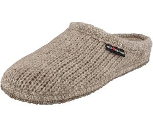 HAFLINGER Pantofole da Donna De Punto 611112, Numero:38 EU, Colore:Beige