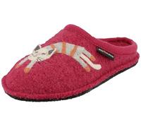 HAFLINGER Pantofole da Donna Flair Choupette 313104, Numero:38 EU, Colore:Rosso
