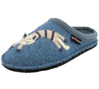 HAFLINGER Pantofole da Donna Flair Choupette 313104, Numero:39 EU, Colore:Blu