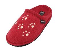 HAFLINGER Pantofole da Donna Flair Fido 313105, Numero:37 EU, Colore:Rosso