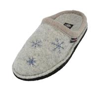 HAFLINGER Pantofole da Donna Flair Olaf 315013, Numero:38 EU, Colore:Grigio