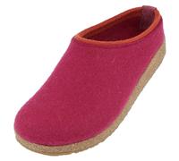HAFLINGER Pantofole da Donna Grizzly Kris 711056, Numero:42 EU, Colore:Rosso