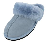 HAFLINGER Pantofole da Donna North Star 311048, Numero:38 EU, Colore:Blu