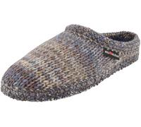 HAFLINGER Pantofole da Donna Tricoté 612085, Numero:37 EU, Colore:Blu