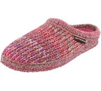 HAFLINGER Pantofole da Donna Tricoté 612085, Numero:39 EU, Colore:Rosa
