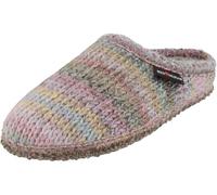 HAFLINGER Pantofole da Donna Tricoté 612085, Numero:42 EU, Colore:Multicolore