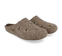 HAFLINGER Pantofole Donna Everest Api 484016, Numero:40 EU, Colore:Marrone