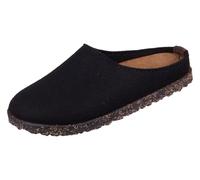 HAFLINGER Pantofole Manhattan Nero 39100103 (36-42) in Feltro Lana 38