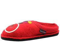 HAFLINGER Pantofole Unisex Adulto AR Bicycle 313060-3, Numero:41 EU, Colore:Rosso
