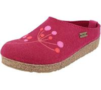 HAFLINGER Pantofole Unisex Adulto Grizzly Amaya 751009, Numero:38 EU, Colore:Rosso