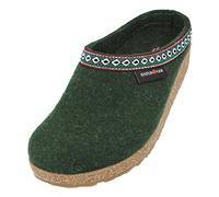 HAFLINGER Pantofole Unisex Adulto Grizzly Franzl 711001, Numero:41 EU, Colore:Verde