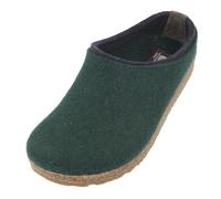 HAFLINGER Pantofole Unisex Adulto Grizzly Kris 711056, Numero:40 EU, Colore:Verde