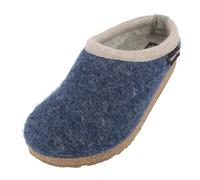 HAFLINGER Pantofole Unisex Adulto Grizzly Panda 721004, Numero:43 EU, Colore:Blu