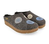 HAFLINGER Pantofole Unisex Adulto Grizzly Radius 751008, Numero:40 EU, Colore:Grigio