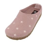 HAFLINGER Pantofole Unisex Adulto Grizzly Stelline 741032, Numero:38 EU, Colore:Rosa