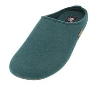 HAFLINGER Pantofole Unisex Everest Fundus 481024, Numero:42 EU, Colore:Verde