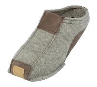 HAFLINGER Pocahontas 411001-0-77 Pantofole Unisex Adulto, Numero:46 EU, Colore:Grigio