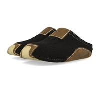 HAFLINGER Pocahontas 411001 Pantofole Unisex Adulto, Numero:42 EU, Colore:Nero