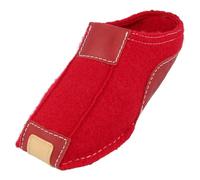 HAFLINGER Pocahontas 411001 Pantofole Unisex Adulto, Numero:42 EU, Colore:Rosso