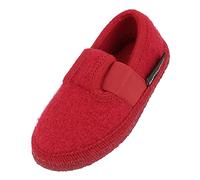 HAFLINGER Slipper Joschi feltro pantofola bambini pantofola elastico rubino, 34