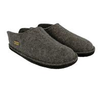HAFLINGER Flair Smily pantofole in feltro di lana antracite, taglia 46