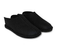 HaflingerSmily - Pantofole non imbottite Unisex - Adulto, Nero (Schwarz (Schwarz 03)), 49')