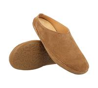 HAFLINGER Softino Pantofole in pelle Ballerina dal design semplice, Marrone chiaro mélange 248, 42 EU