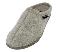 HAFLINGER Walktoffel Alaska, Pantofole Unisex-Adulto, Grigio (Steingraumeliert 84), 39 EU