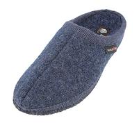 HAFLINGER Whale Slipper Alaska Lana Feltro Slipper Jeans, taglia 42