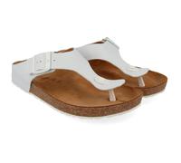 HAFLINGER Bio Memphis Pantolette Infradito Unisex Pelle, bianco, 39 EU