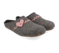 Haflinger - Women's Everest Coeur - Pantofole EU 36 grigio