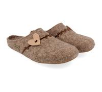 Haflinger - Women's Everest Coeur - Pantofole EU 36 marrone