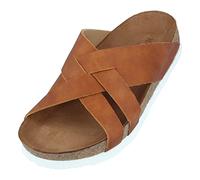 HAFLINGER Zoccoli in Pelle da Donna Bo 819078-0, Numero:39 EU, Colore:Beige