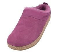 HAFLINGER zoccolo in pelle di agnello Snowbird pantofola in feltro Borgogna, 37