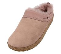 HAFLINGER zoccolo in pelle di agnello Snowbird pantofola in feltro palissandro, 39