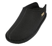 HAFLINGER HaflingerSmily - Ciabatte non imbottite Unisex - Adulto, Nero (Schwarz (Schwarz 03)), 45'